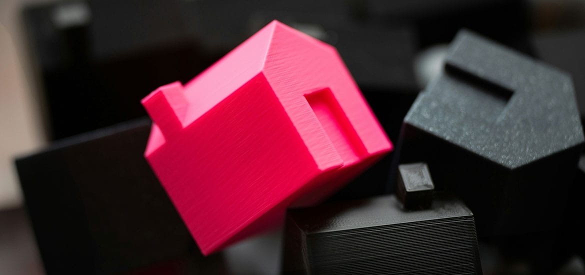 A Red Home Token among Black Ones